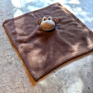 3/$30.  Plush monkey lovey. Security blanket eb embroider buddy